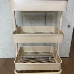 【譲り先決定】可動式ワゴン（ニトリ）