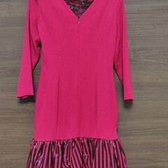 【中古品】ピンク　ドレス風ワンピースの画像