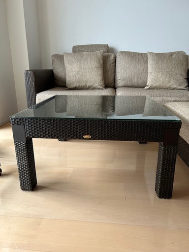 KAZAMA 　カザマ　センターテーブル　ラタン Kazama(カザマ)のラタンテーブル買取致しました。愛品館八千代店