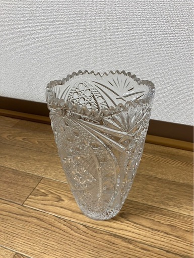 クリストフル フラワーベース 花立て シルバーウェア クリスタル