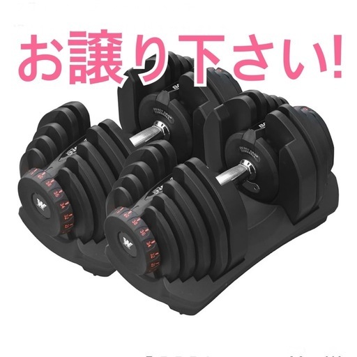 可変式ダンベル 40kg 直接引取限定 埼玉県東部 トレーニング
