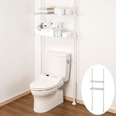 つっぱりトイレ収納ラックの画像