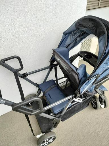 KATOJI ベビーカー 二人でゴー （ネイビー） ベビーカー