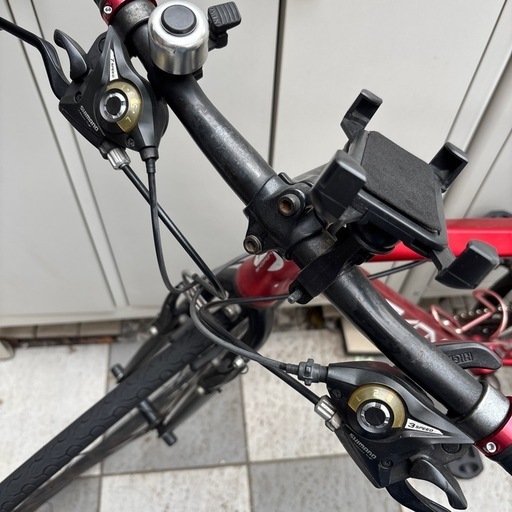 シマノ ロードバイク 自転車 赤