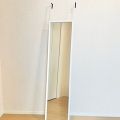 【お譲り決定】ドア掛け　姿見　鏡　ミラー