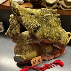 信楽焼　干支の置物　陶器