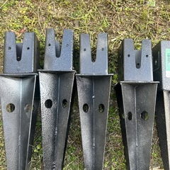 ラティス用固定金具　地中杭　5本セットの画像