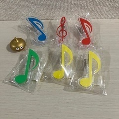 音符アクリルクリップ