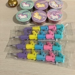 ユニコーンマスキングテープ&えんぴつ（おまけつき）