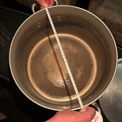 EBM アルミ　プロシェフ　寸胴鍋33cm、湯切りザルの画像