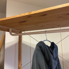 IKEA 木製引き出し3段付き　ラックの画像