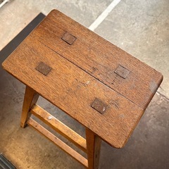 【武蔵小山店】配達可！　 ビンテージ アンティーク ラダー ステップ 脚立 古民家 古家具 antique vintage 木製 店舗 什器 レトロの画像