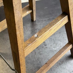 【武蔵小山店】配達可！　 ビンテージ アンティーク ラダー ステップ 脚立 古民家 古家具 antique vintage 木製 店舗 什器 レトロの画像