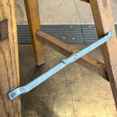 【武蔵小山店】配達可！　 ビンテージ アンティーク ラダー ステップ 脚立 古民家 古家具 antique vintage 木製 店舗 什器 レトロの画像