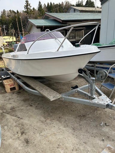 ボート　ヤマハ 40馬力　FISH15  青森県　八戸市