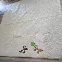 ディズニー　キルトラグ　190×190　チップとデール