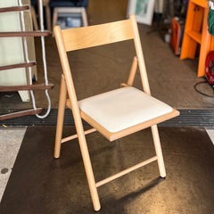 【武蔵小山店】 A 無印　MUJI 良品計画　折りたたみ　イス　...