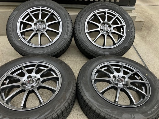 195/65R16 4本セットスタッドレスバリ山ライズホイール付き