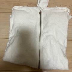 メンズ タオルのような素材長袖パーカーの画像