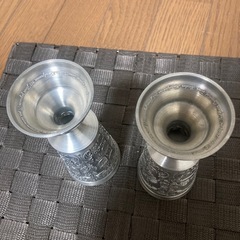 骨董品 ジンベッカー グラス2点の画像