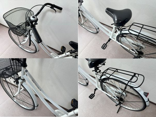 【サブスク利用も可能❕】２６インチ - ホワイト /　MONOCOQUE【整備済み】26024A サブスク利用も可能❕】26インチ - ホワイト / MONOCOQUE【整備済み