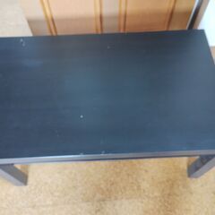 テレビ台　木製　黒色　幅９０×奥行５５×高さ４５㎝