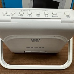 TWINBIRD ポータブル防水DVDプレーヤー VD-J719 アダプター欠品の画像