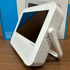 TWINBIRD ポータブル防水DVDプレーヤー VD-J719 アダプター欠品の画像