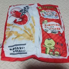 かっぱえびせん テッシュケース クッションの画像