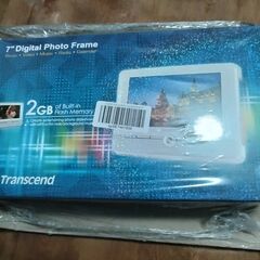 Transcend 7インチデジタルフォトフレーム（2GB）新品未開封