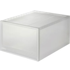 【取引予定】美品：無印良品 ポリプロピレン 収納ケース　3つセット③の画像