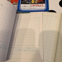 自由帳！ 百マス計算ノート！作文帳！5ミリマス方眼ノート！6冊セット！の画像