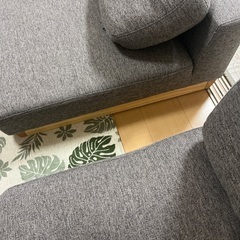 取引中　2-3人掛けローソファーの画像