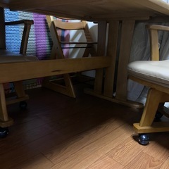 【最終価格】大きめダイニングテーブルセットの画像