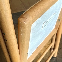 《売約済》【武蔵小山店】B 無印　MUJI 良品計画　折りたたみ　イス　椅子　チェア　ダイニングチェア　折り畳み　ブナ材　廃番品　の画像