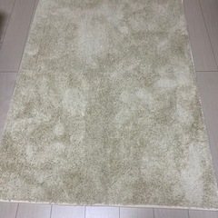 ラグ、カーペット100×135(アイボリー)未使用品