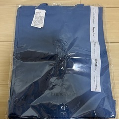 【最終値下新品未開封】Francfrancロゴトート　ブルー の画像