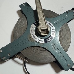 タジマ　ステンレス50m ホワイトスチール巻尺の画像
