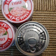 かつお油漬(ツナ缶)３缶の画像