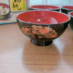 御椀　椀　４セット　完全新品　和柄　汁物用の画像