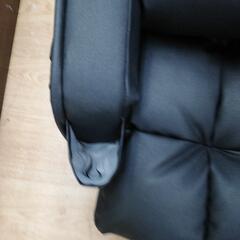 ☆ジモティー割引有☆ 回転式座椅子 BLKの画像