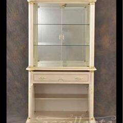 サルタレッリ アマルフィ 2ドアキャビネット アイボリー ベージュ