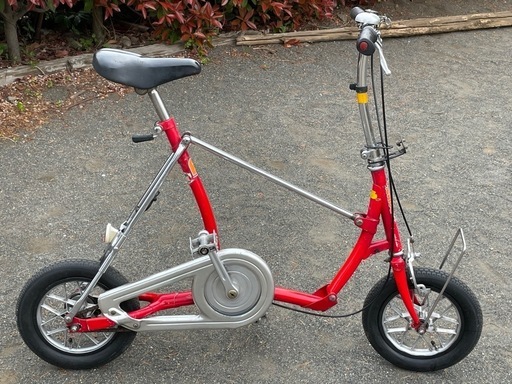 最新エルメス ✨最終価格✨ブリヂストン 赤 PICNICA ピクニカ 折り畳み自転車 自転車本体