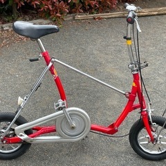 ブリヂストン 折り畳み自転車 ピクニカ PICNICA 赤レスト...