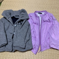 女の子用ワンピース　上着　シャツなど　100-120cmの画像