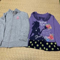 女の子用ワンピース　上着　シャツなど　100-120cmの画像