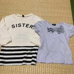 女の子用ワンピース　上着　シャツなど　100-120cmの画像