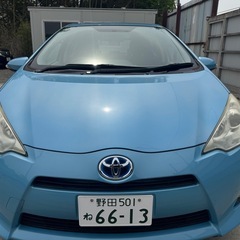 トヨタ アクア 車検8年8月 バックカメラ ETC プッシュスタートの画像