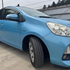 トヨタ アクア 車検8年8月 バックカメラ ETC プッシュスタートの画像