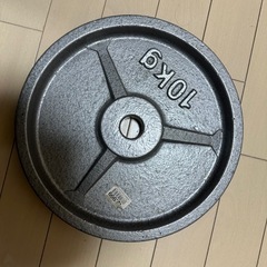 【筋トレ用】プレート 10kg（1枚）アイアン製の画像